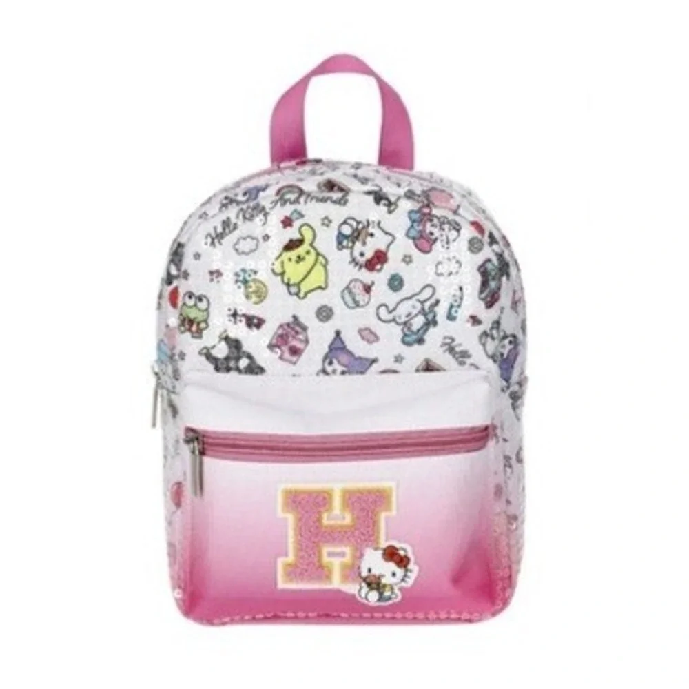Sanrio Hello Kitty and Friends Pink Ombre Mini Backpack HKFCM15-W Kids Kawaii